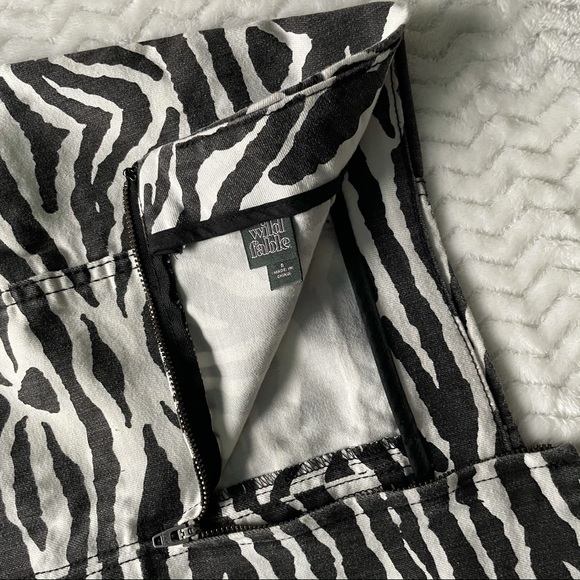 Wild Fable Zebra Print Skirt - Picture 3 of 3